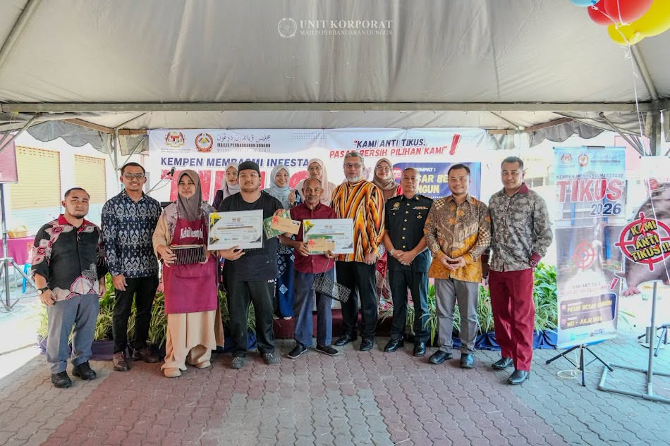 MAJLIS PERASMIAN PENUTUPAN KEMPEN MEMBASMI INFESTASI TIKUS TAHUN 2026 DI PASAR BESAR DUNGUN
